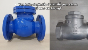 Van Arita có nên lắp ở vị trí dễ quan sát và dễ thao tác không?
